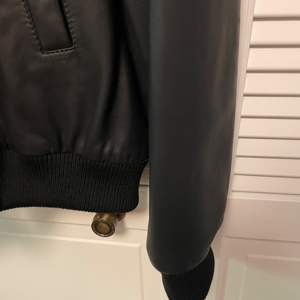 Vintage Men’s Leather Bomber Jacket - Picture 6 of 13